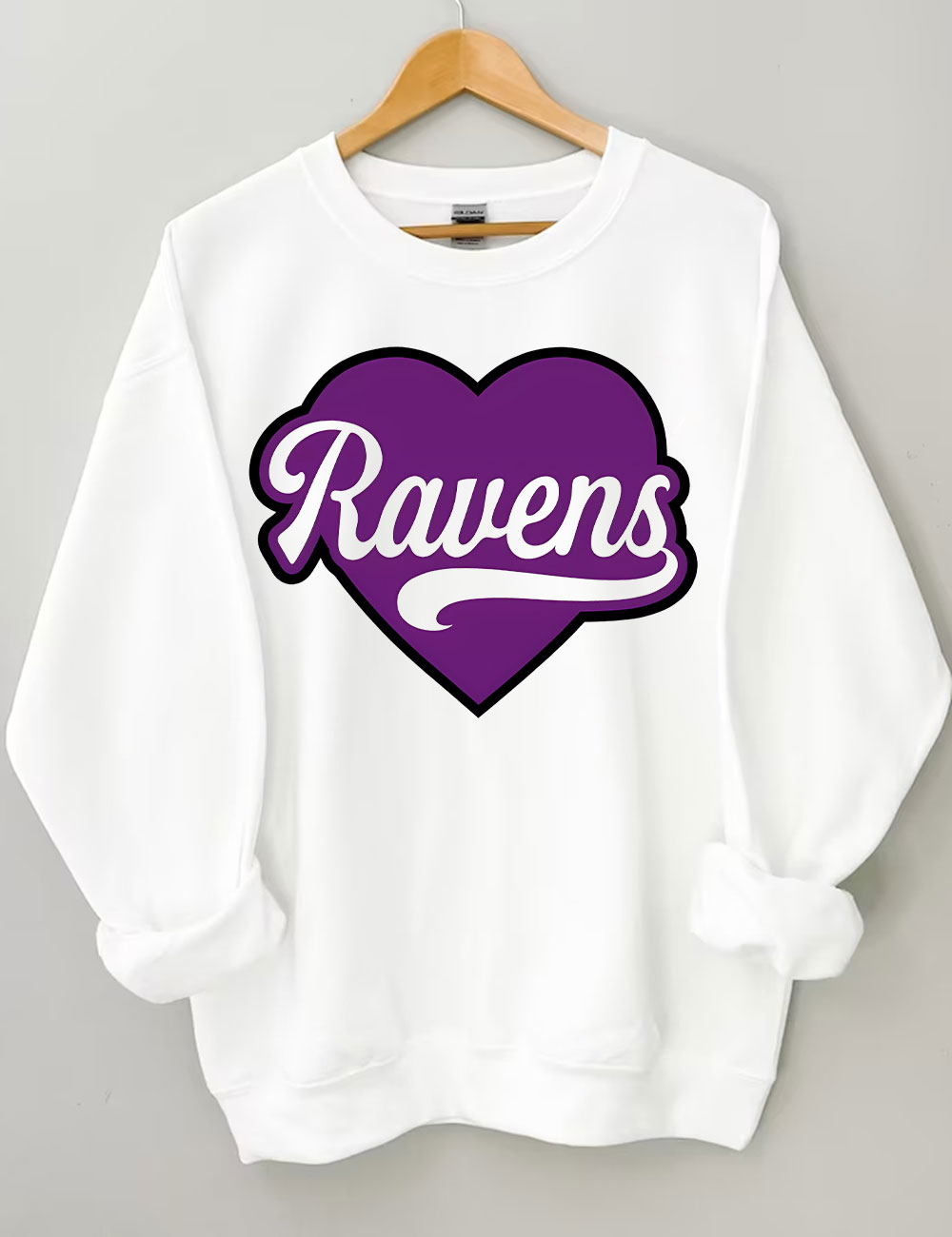 Love Ravens Sweatshirt