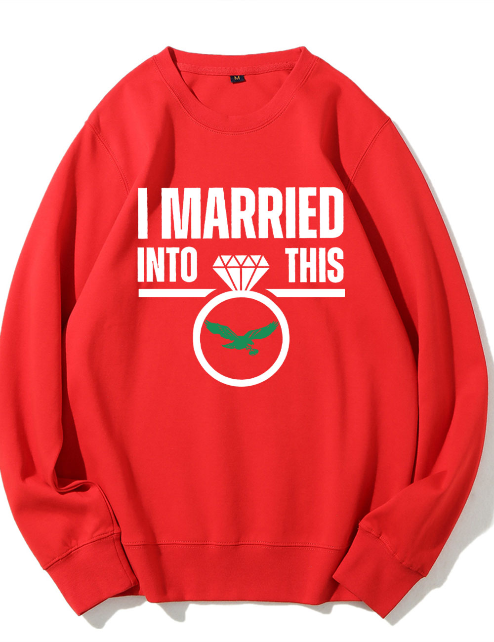 I Married to This Eagles Vintage Football Sweatshirt