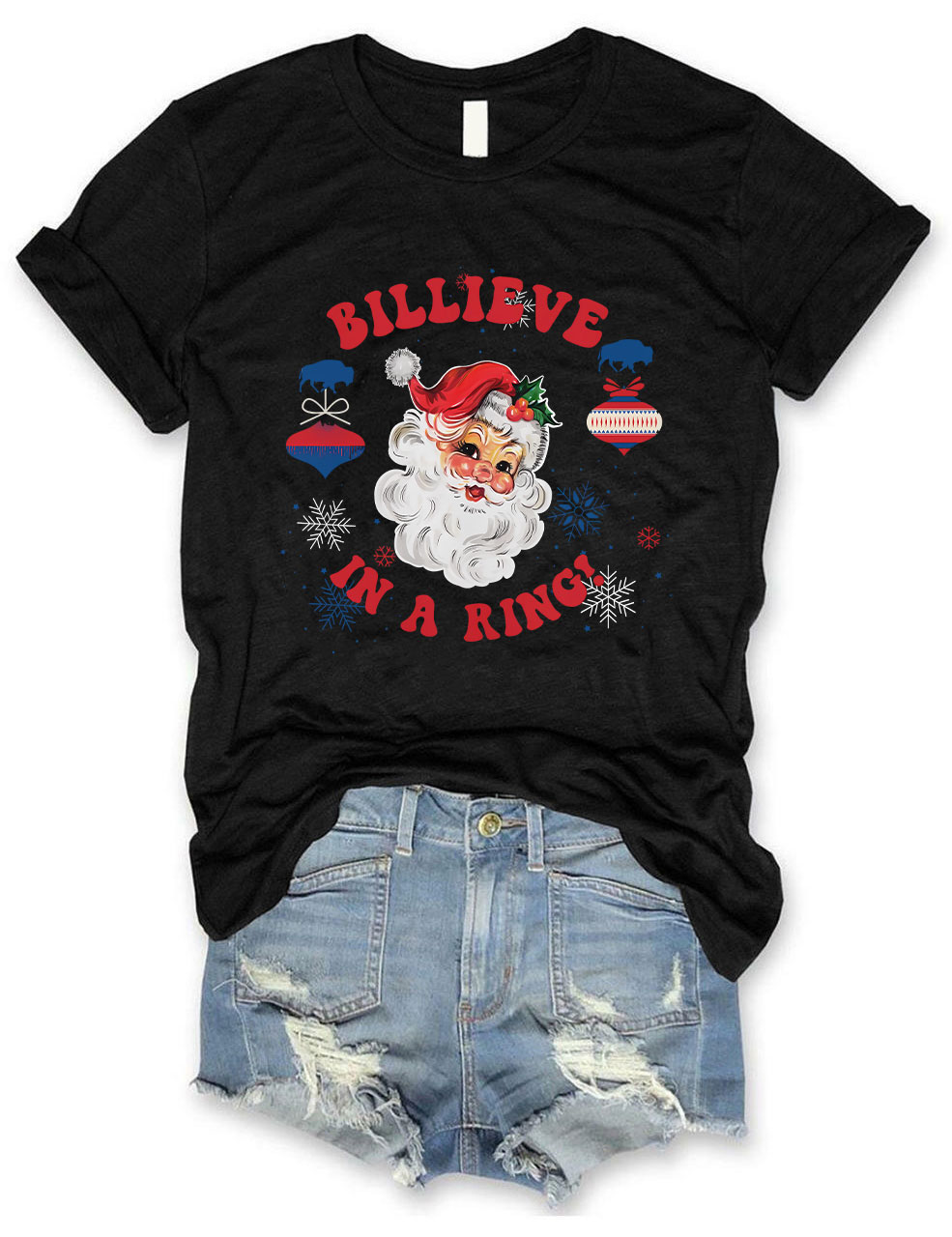 Billieve Buffalo Christmas T-Shirt