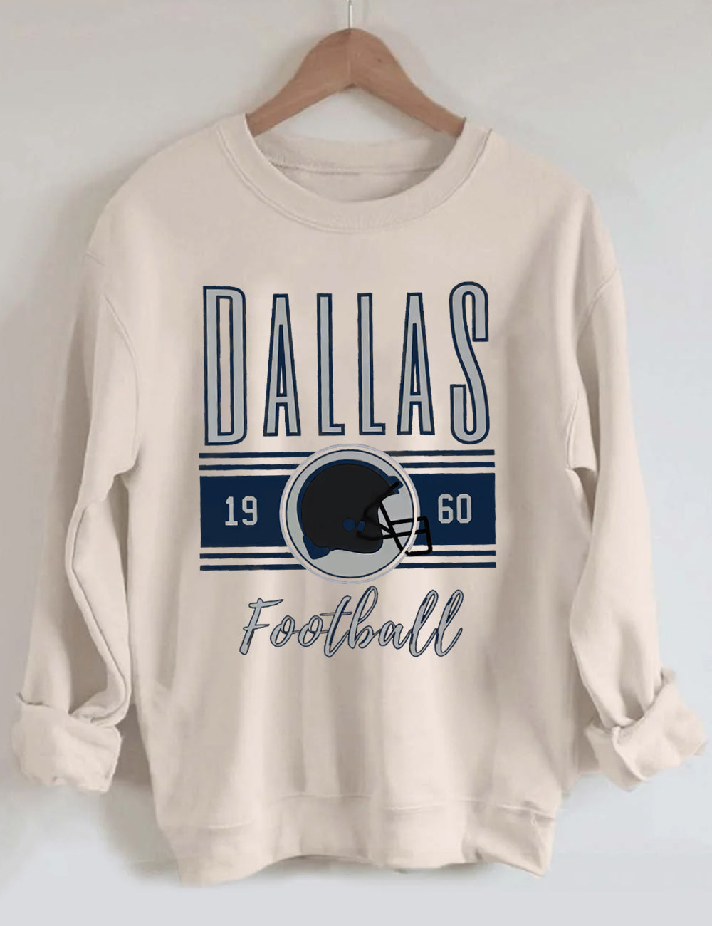 Dallas Football Retro Football Sweatshirt