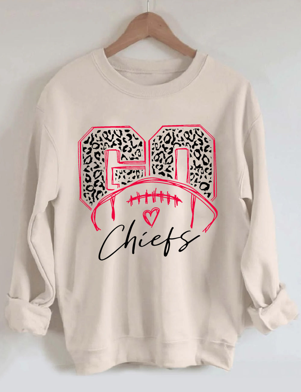 Go Chiefs Football Sweatshirt
