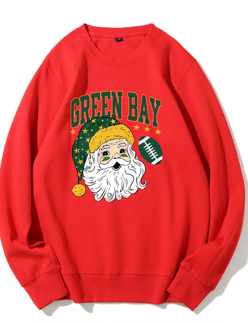 Green Bay Football Christmas Santa Sweatshirt