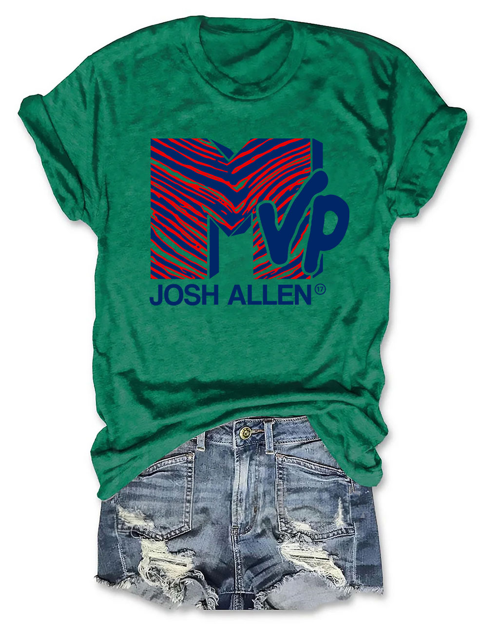 Josh Allen 17 MVP Tee Buffalo Funny T-Shirt