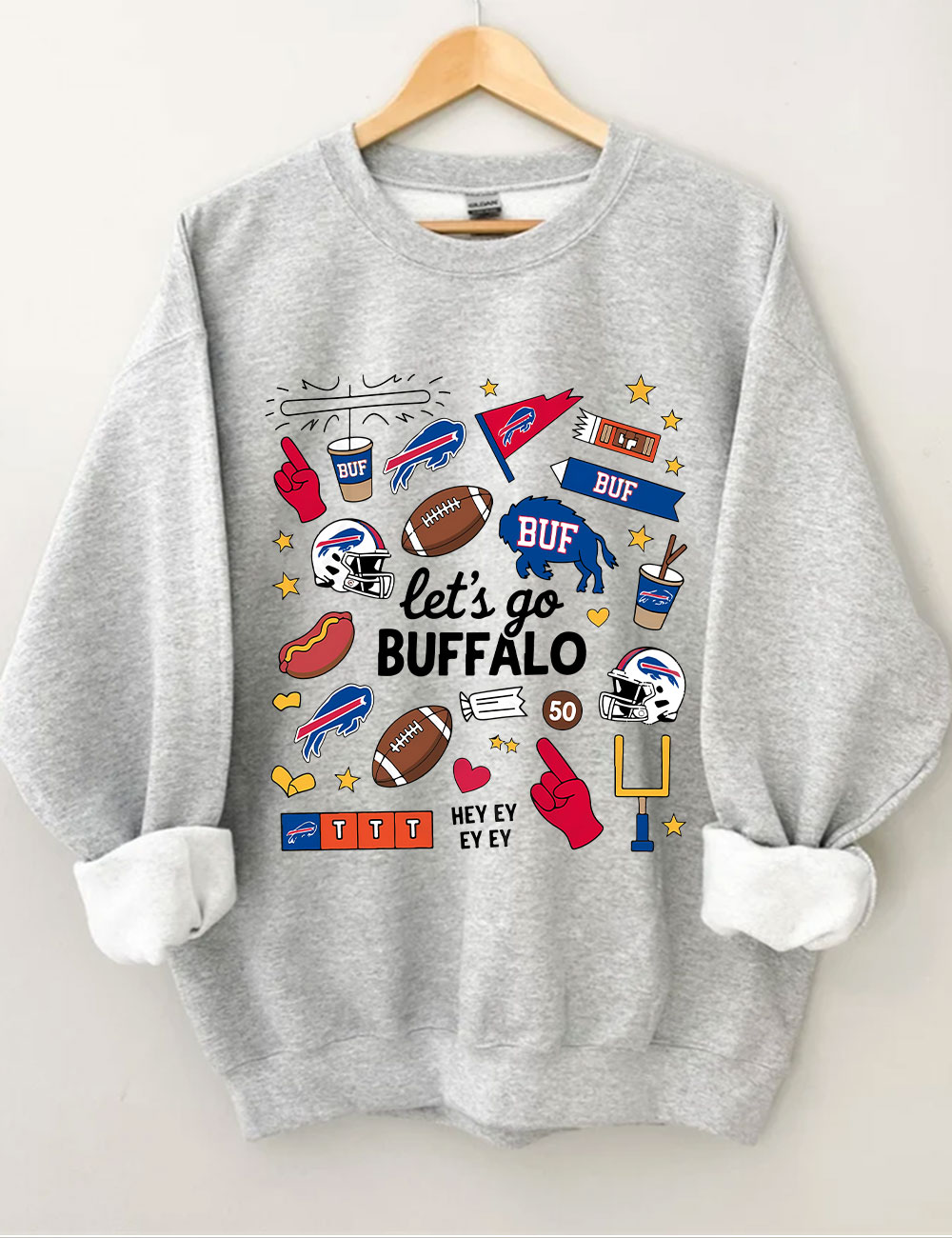 Let's Go Funny Buffalo Funny Sweatshirt