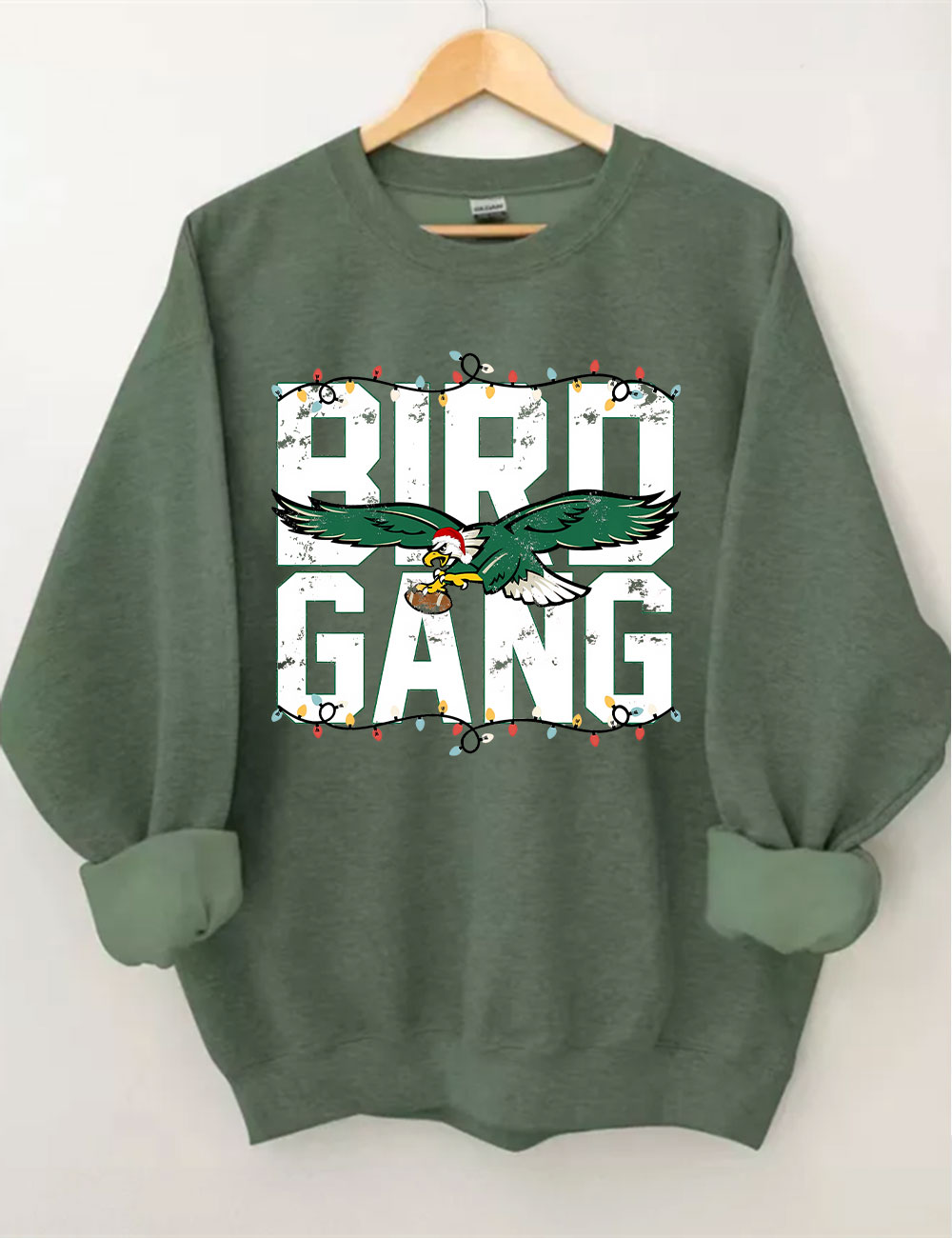 Philadelphia Bird Gang Christmas Football Sweatshirt