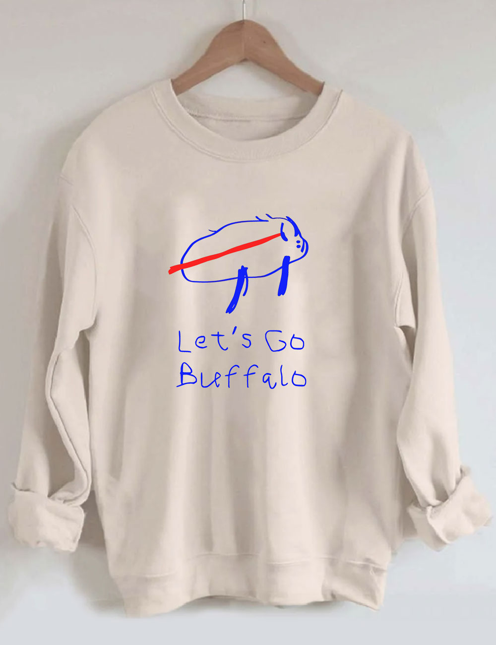 Let's Go Funny Buffalo Sweatshirt