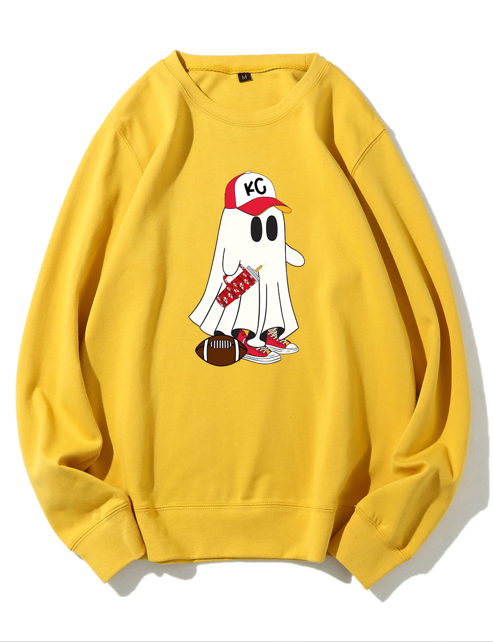 Kansas City Football Spooky Ghost Sweatshirt