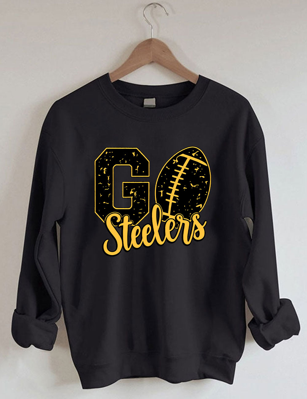 Go Steelers Football Sweatshirt