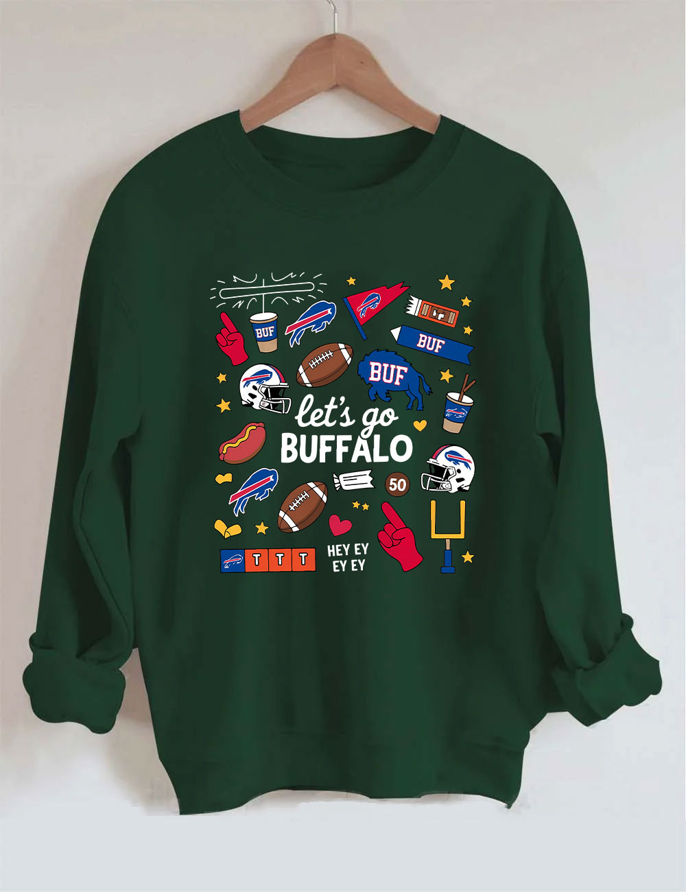 Let's Go Funny Buffalo Funny Sweatshirt