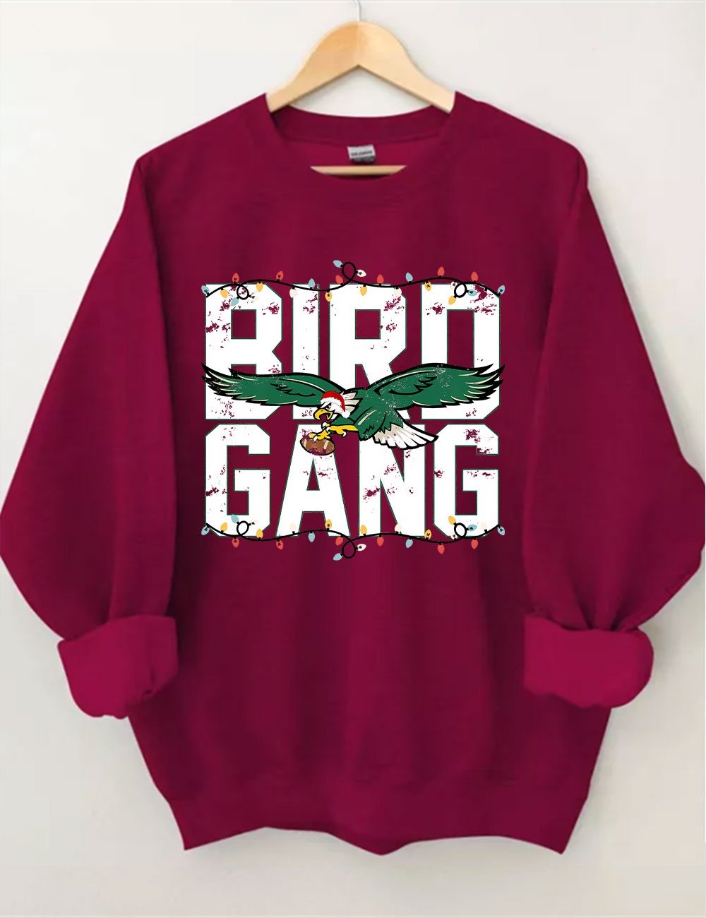 Philadelphia Bird Gang Christmas Football Sweatshirt