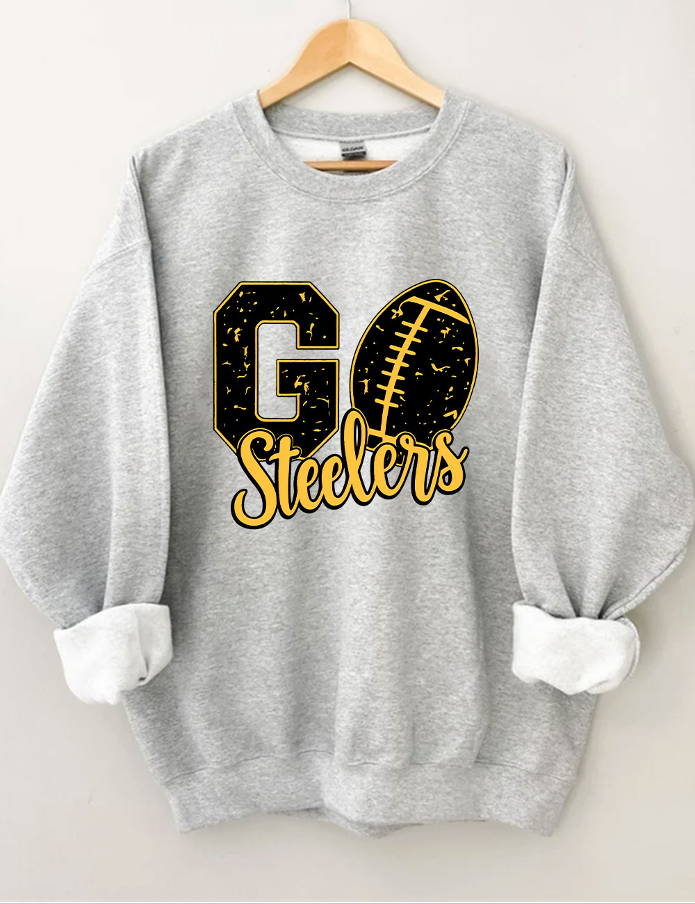 Go Steelers Football Sweatshirt