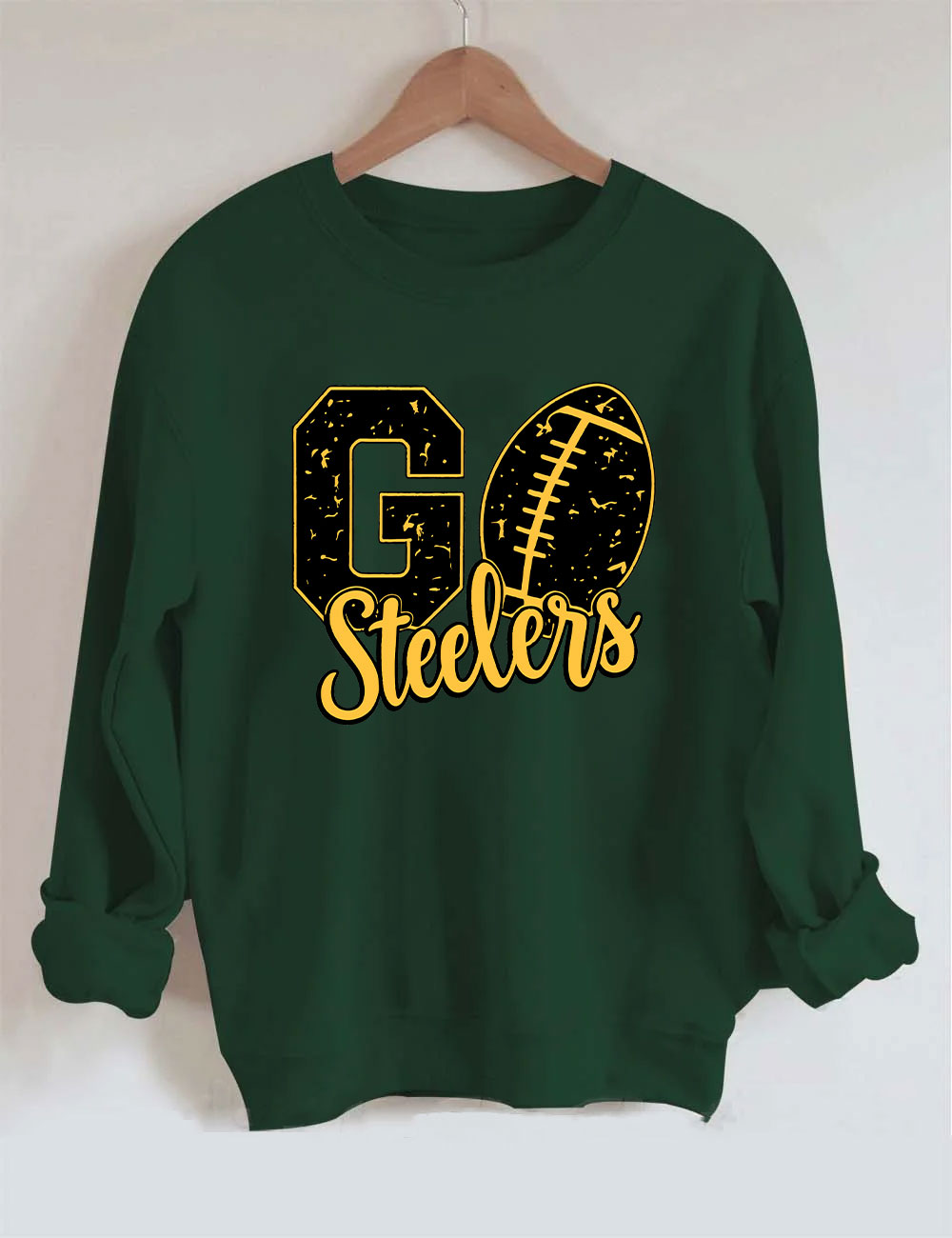 Go Steelers Football Sweatshirt