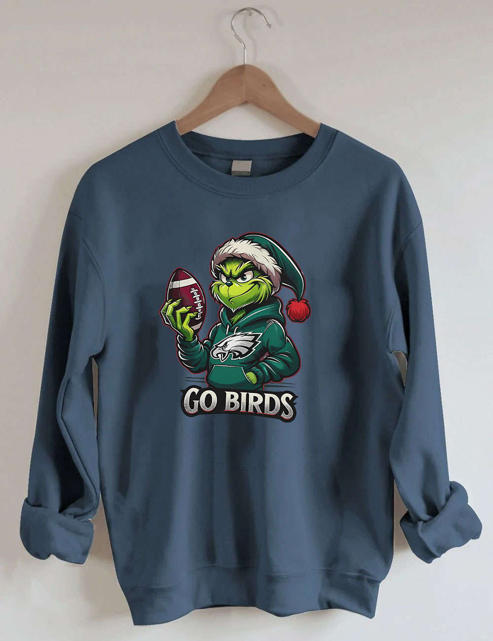Go Birds Christmas Grinch Football Sweatshirt