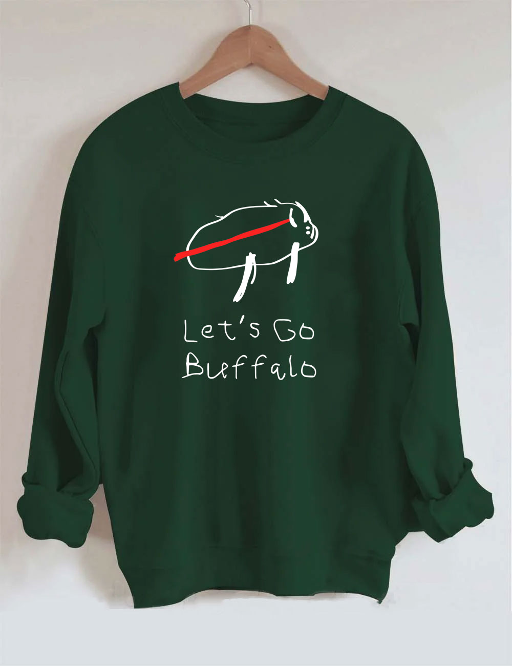 Let's Go Funny Buffalo Sweatshirt