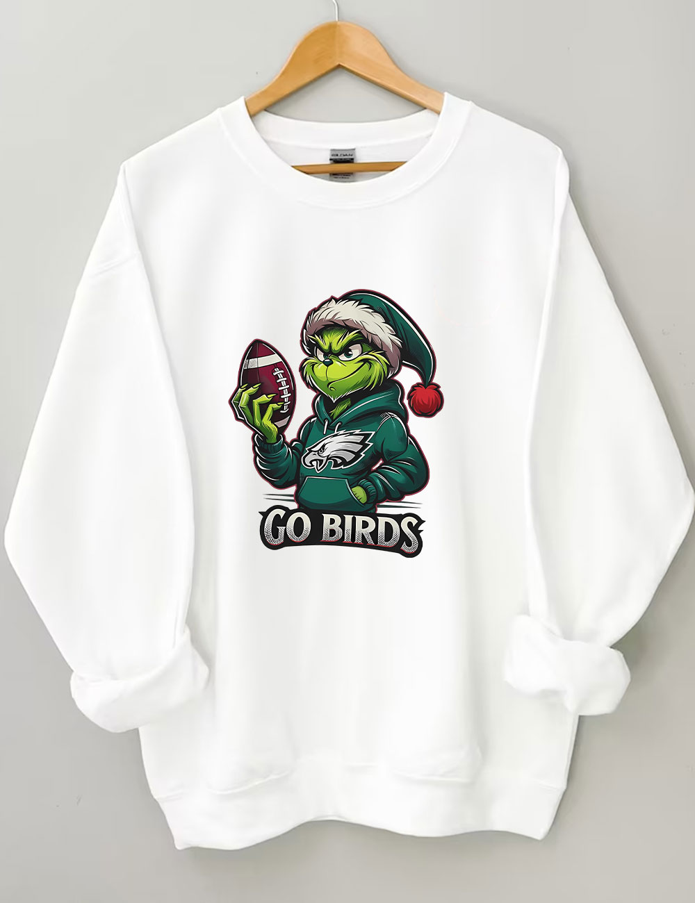 Go Birds Christmas Grinch Football Sweatshirt