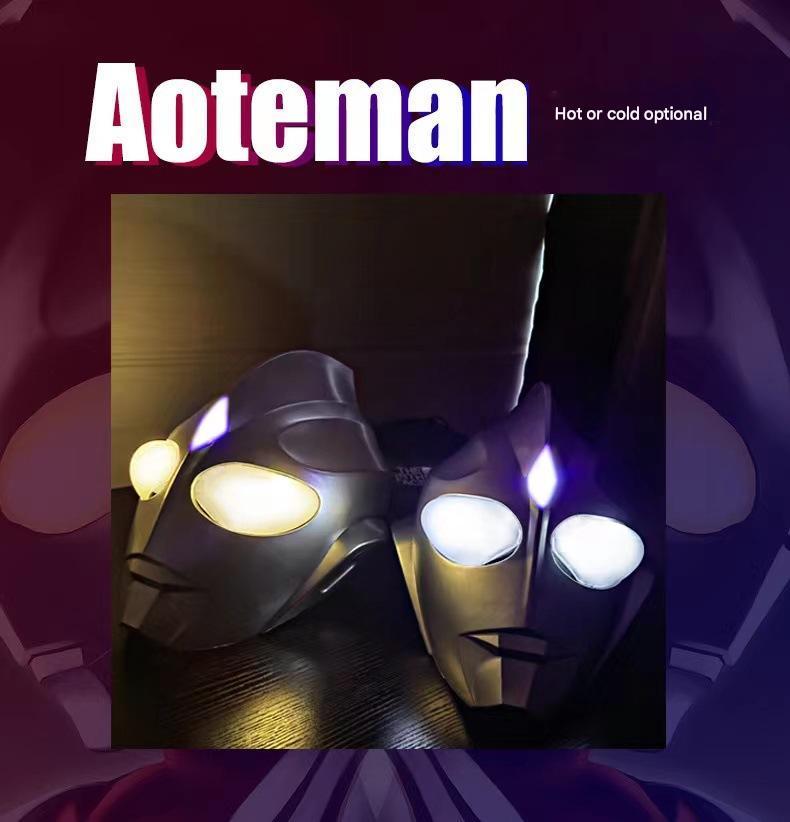 Kask Ultraman Tiga dla dzieci, do noszenia, Zero Mask, dla dorosłych, Touch, Luminous Mask, Touch