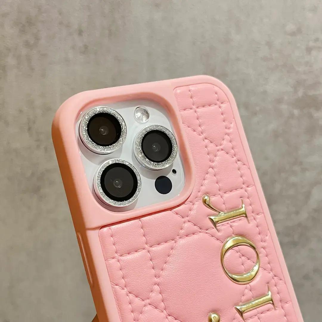 Wysokiej klasy skóra Dior odpowiednia do luksusowego etui na telefon komórkowy Apple 13ProMax 12 Light Luxury iPhone15