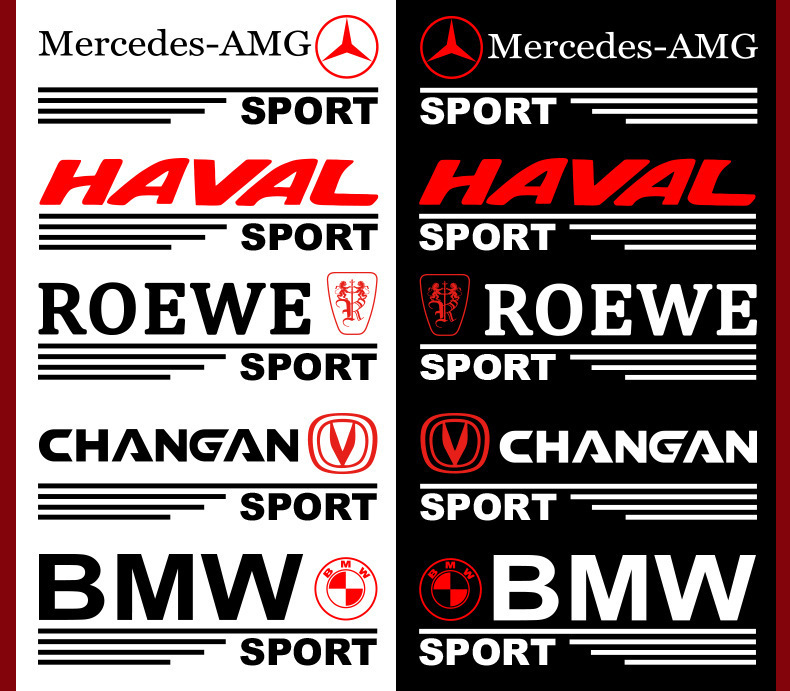 Adesivos decorativos para cobrir arranhões de carro 🎉2 pairs🎉