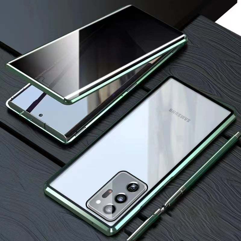 🔥 Magnetyczne szkło hartowane dwustronne etui na telefon Samsung