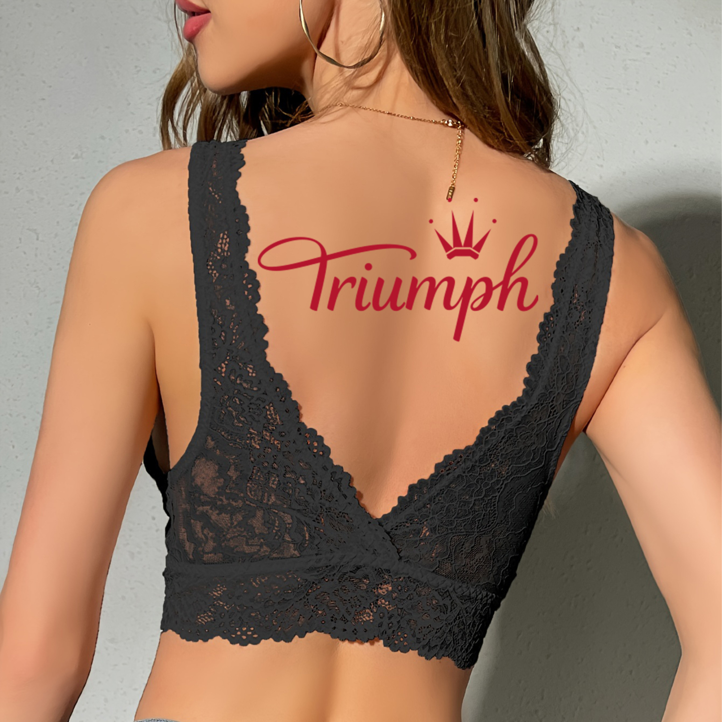 [3 κομμάτια] Δαντελένιο σουτιέν Triumph [75-105]