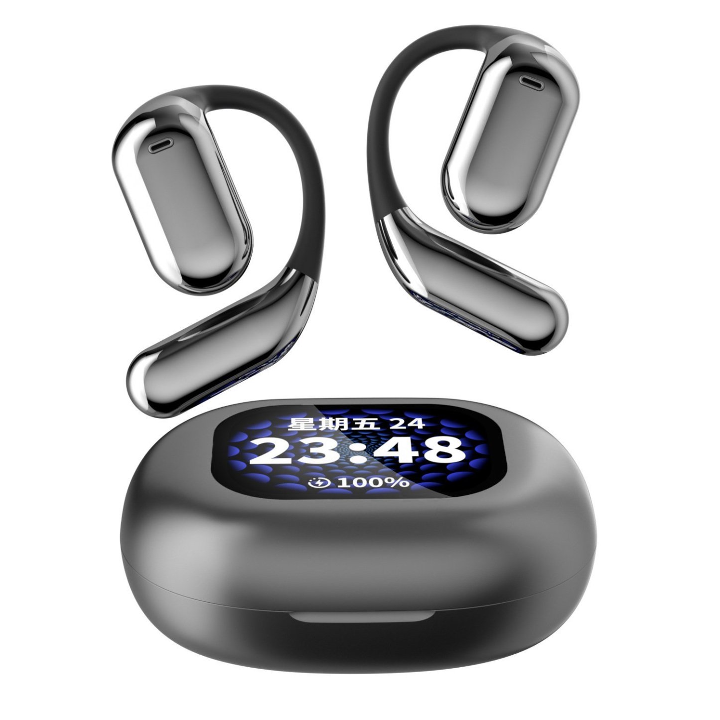 Prawdziwe, potężne słuchawki douszne Bluetooth 5.3 Open Ear
