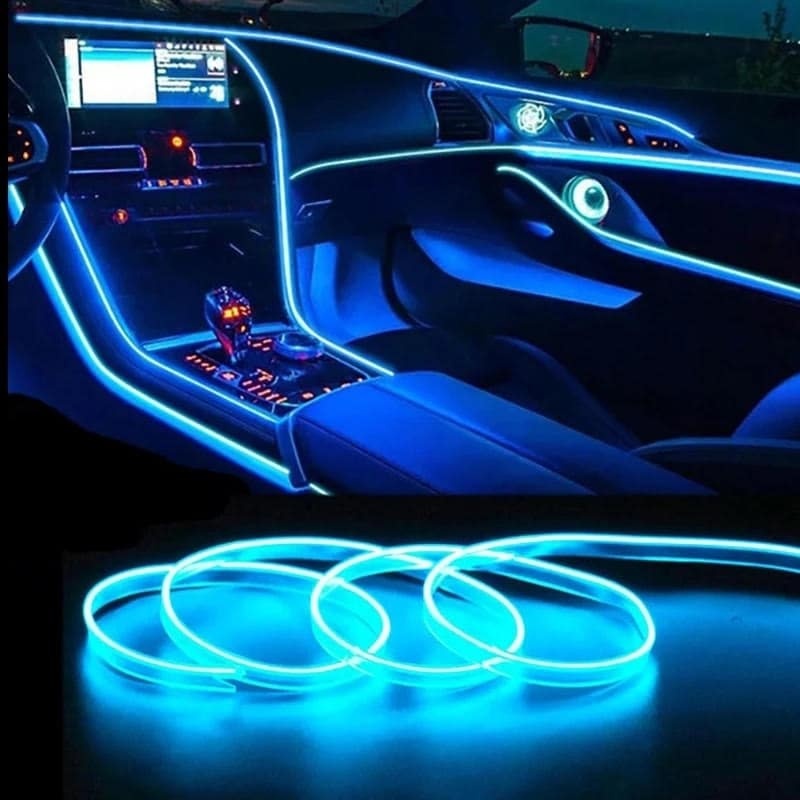 Taśma LED Carmistic™ - 5 metrów Taśmy LED Carmistic™ sprawiają, że każdy samochód wygląda luksusowo. Neonowa taśma LED o długości 5 metrów jest dostępna w 3 różnych modnych kolorach i pasuje do każdego samochodu.