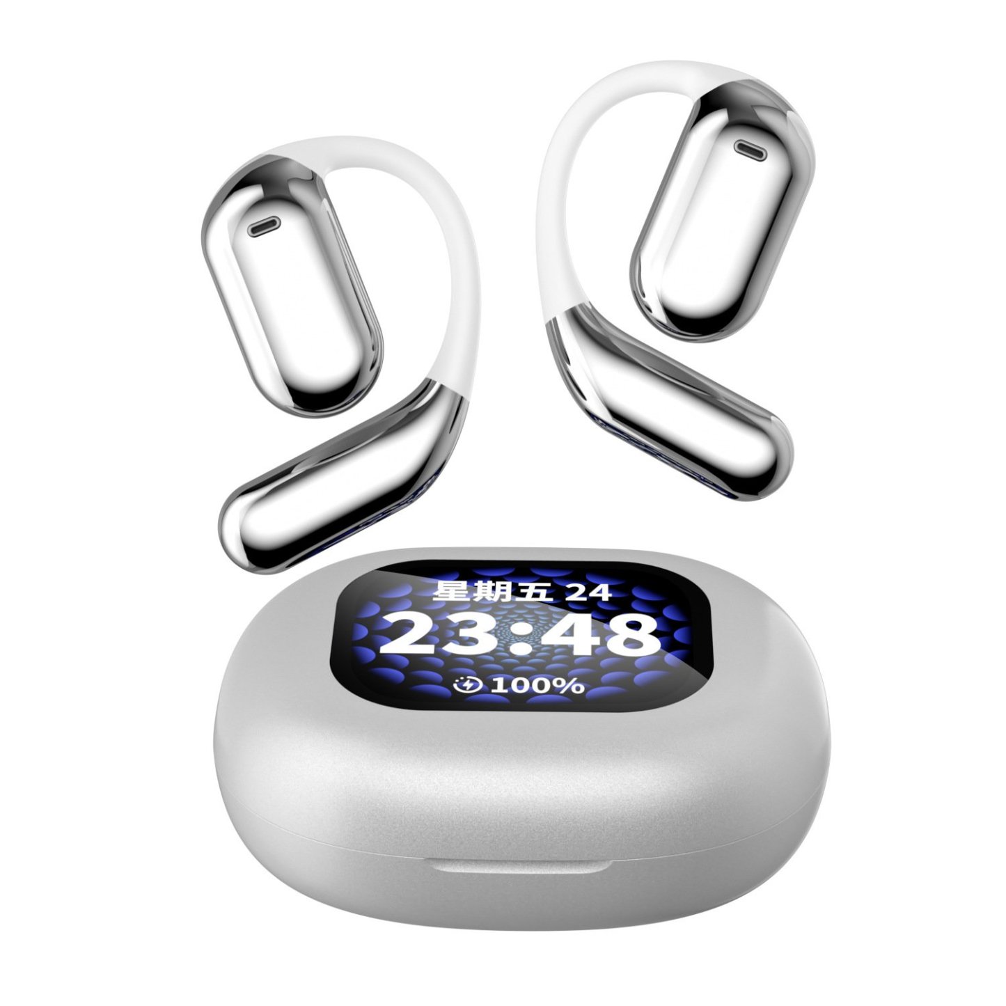 Prawdziwe, potężne słuchawki douszne Bluetooth 5.3 Open Ear
