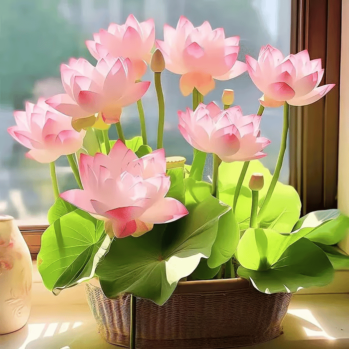 💐Święta miska Bonsai Kwiat Lotosu