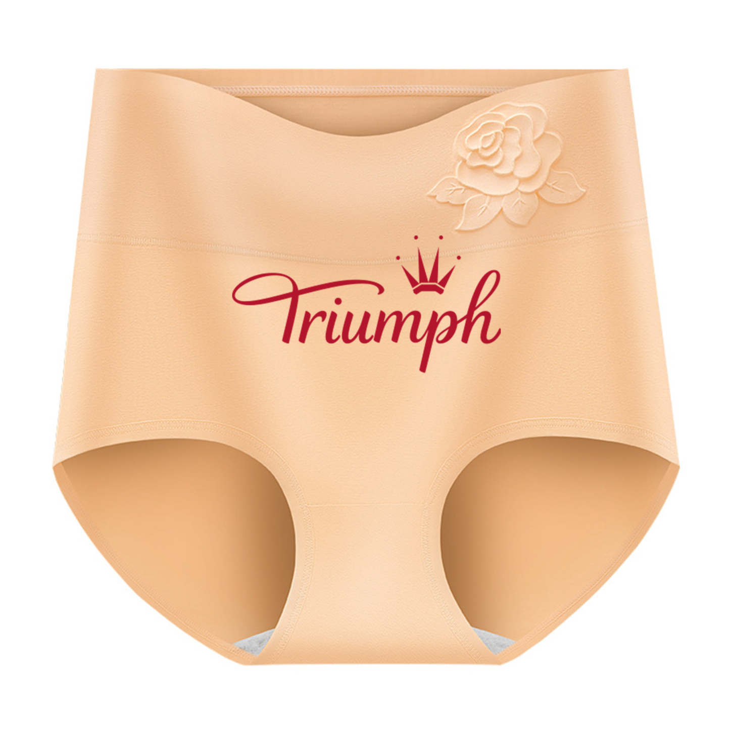 Triumph@  Bielizna damska z wysokim stanem, czystej bawełny plus size, z wysokim stanem, wyszczuplająca brzuch i podnosząca pośladki, oddychająca, modelująca sylwetkę kobiet