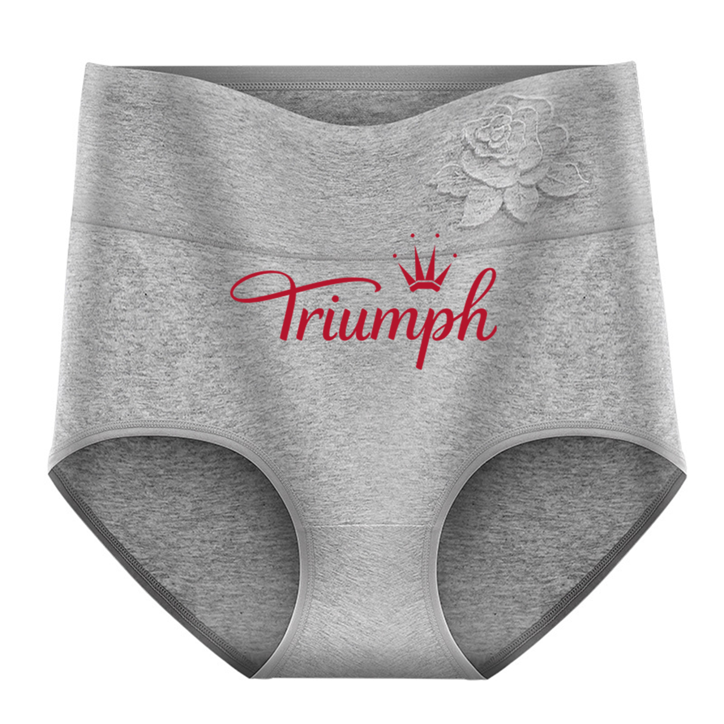 Triumph@  Bielizna damska z wysokim stanem, czystej bawełny plus size, z wysokim stanem, wyszczuplająca brzuch i podnosząca pośladki, oddychająca, modelująca sylwetkę kobiet