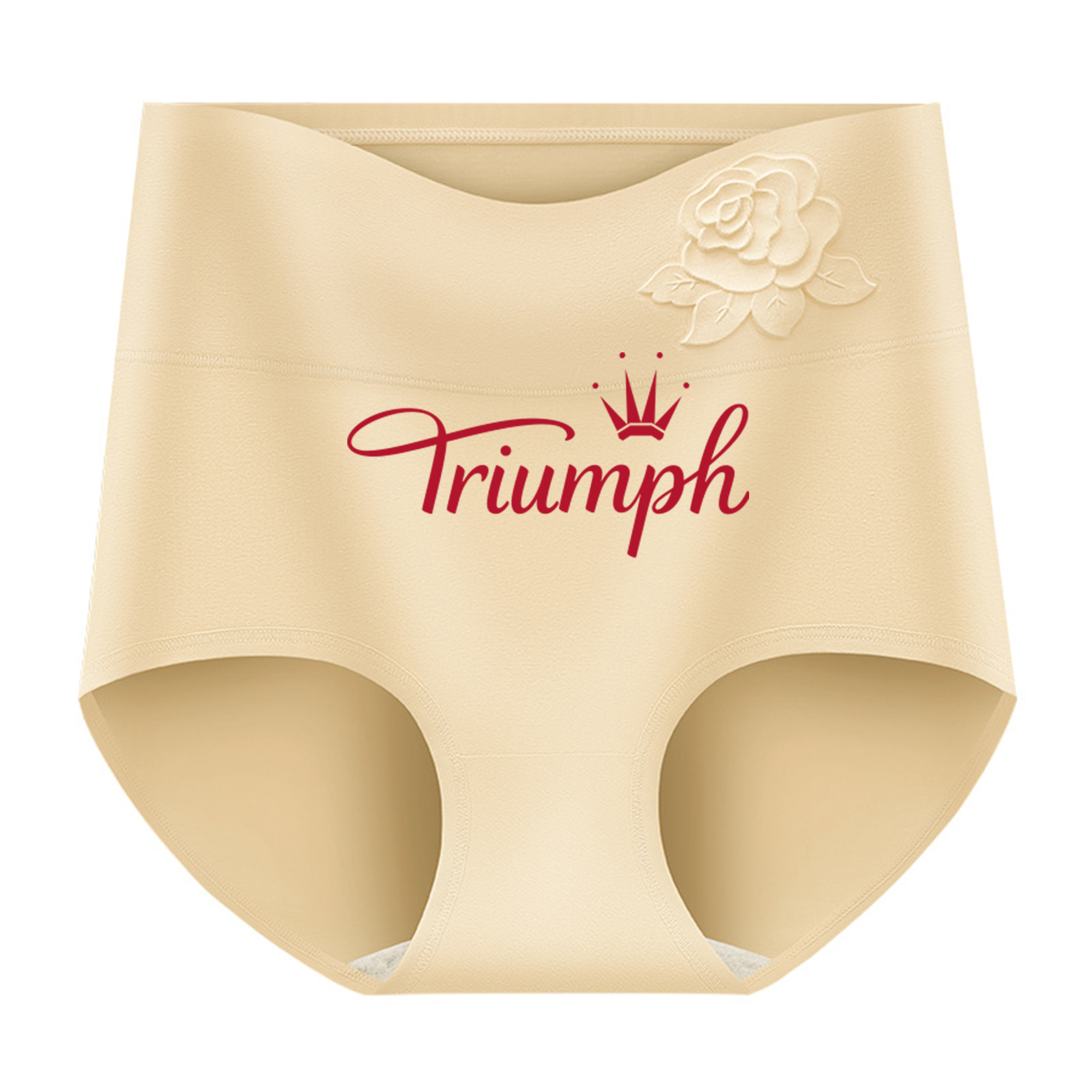 Triumph@  Bielizna damska z wysokim stanem, czystej bawełny plus size, z wysokim stanem, wyszczuplająca brzuch i podnosząca pośladki, oddychająca, modelująca sylwetkę kobiet