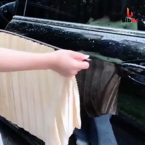 Adsorbcijos ištraukiamos automobilio lango užuolaidos nuo saulės
