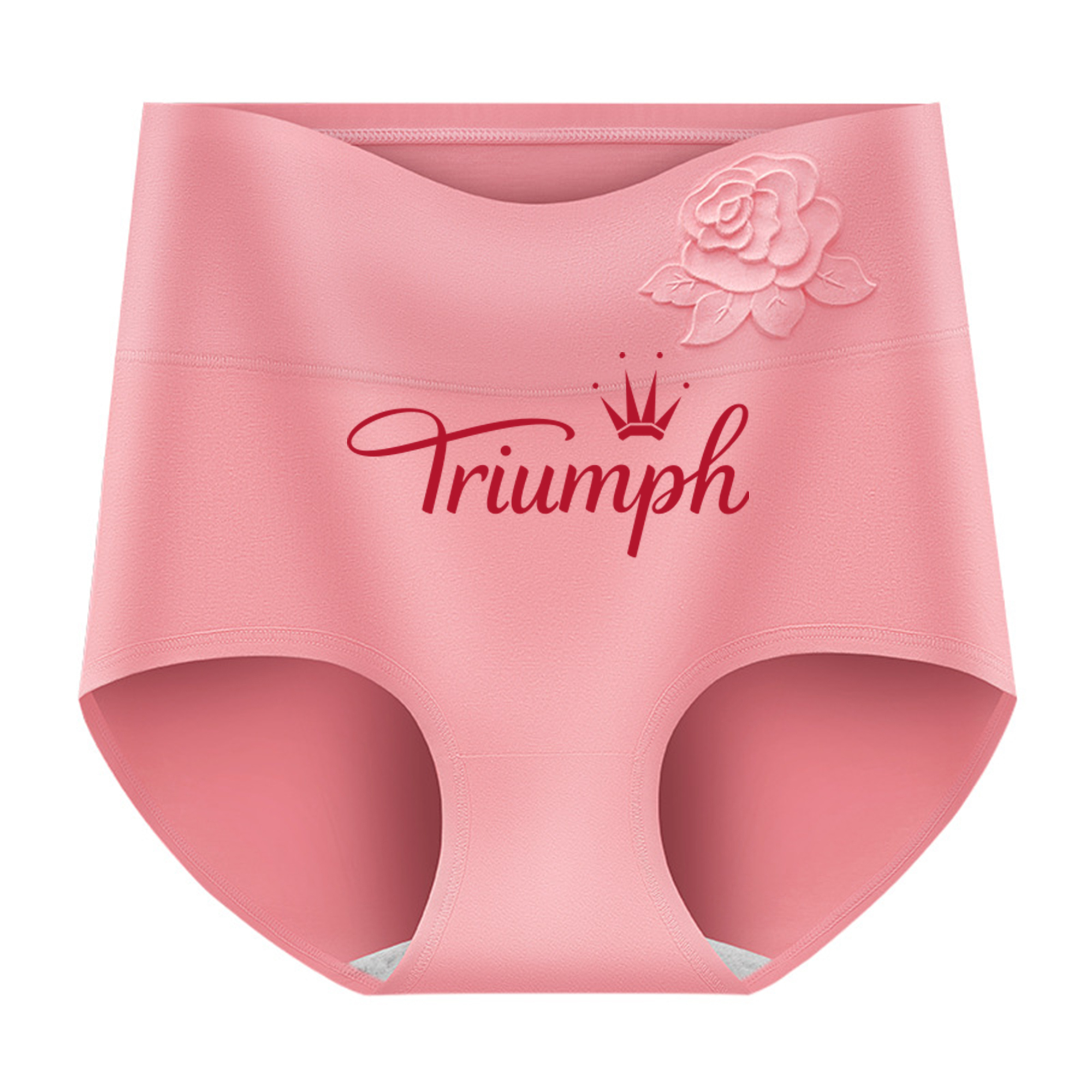Triumph@  Bielizna damska z wysokim stanem, czystej bawełny plus size, z wysokim stanem, wyszczuplająca brzuch i podnosząca pośladki, oddychająca, modelująca sylwetkę kobiet