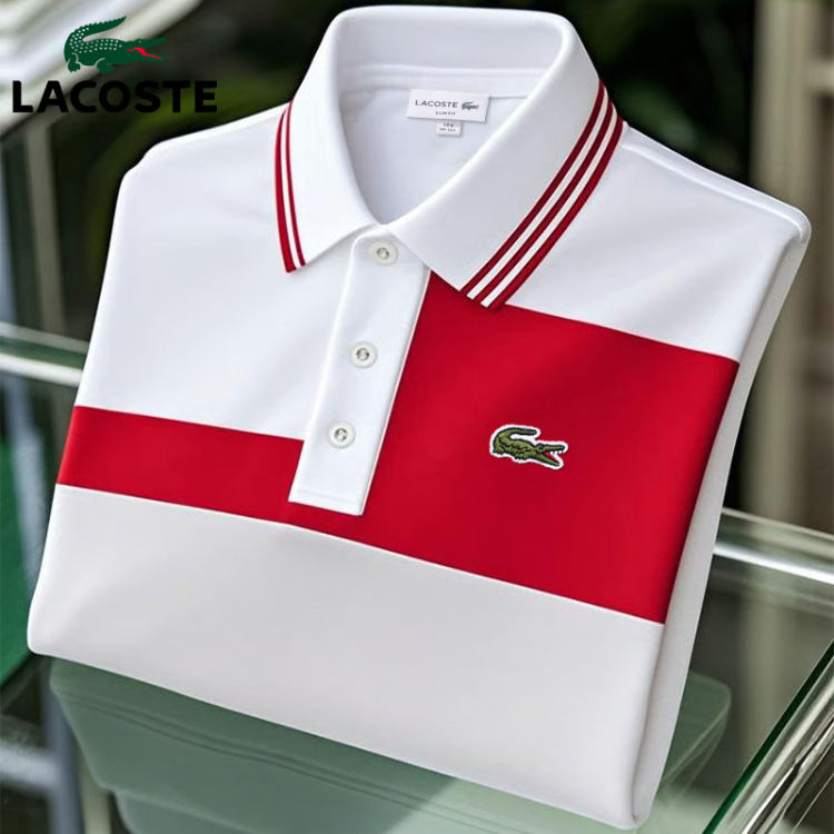 Lacoste férfi üzleti lezser rövid ujjú póló