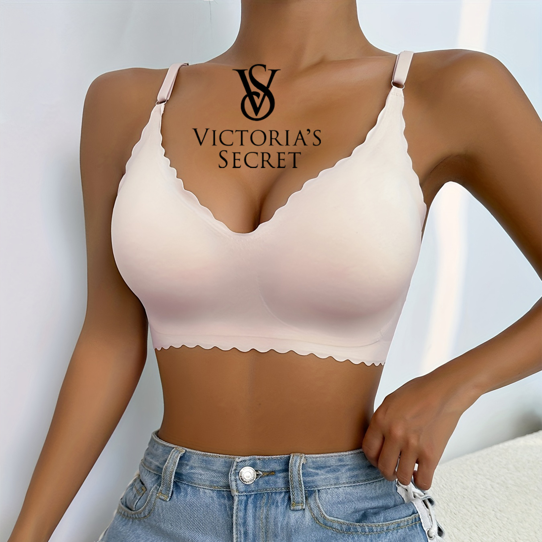 [3 kawałki.] Biustonosz koronkowy Victoria's Secret [75-105]