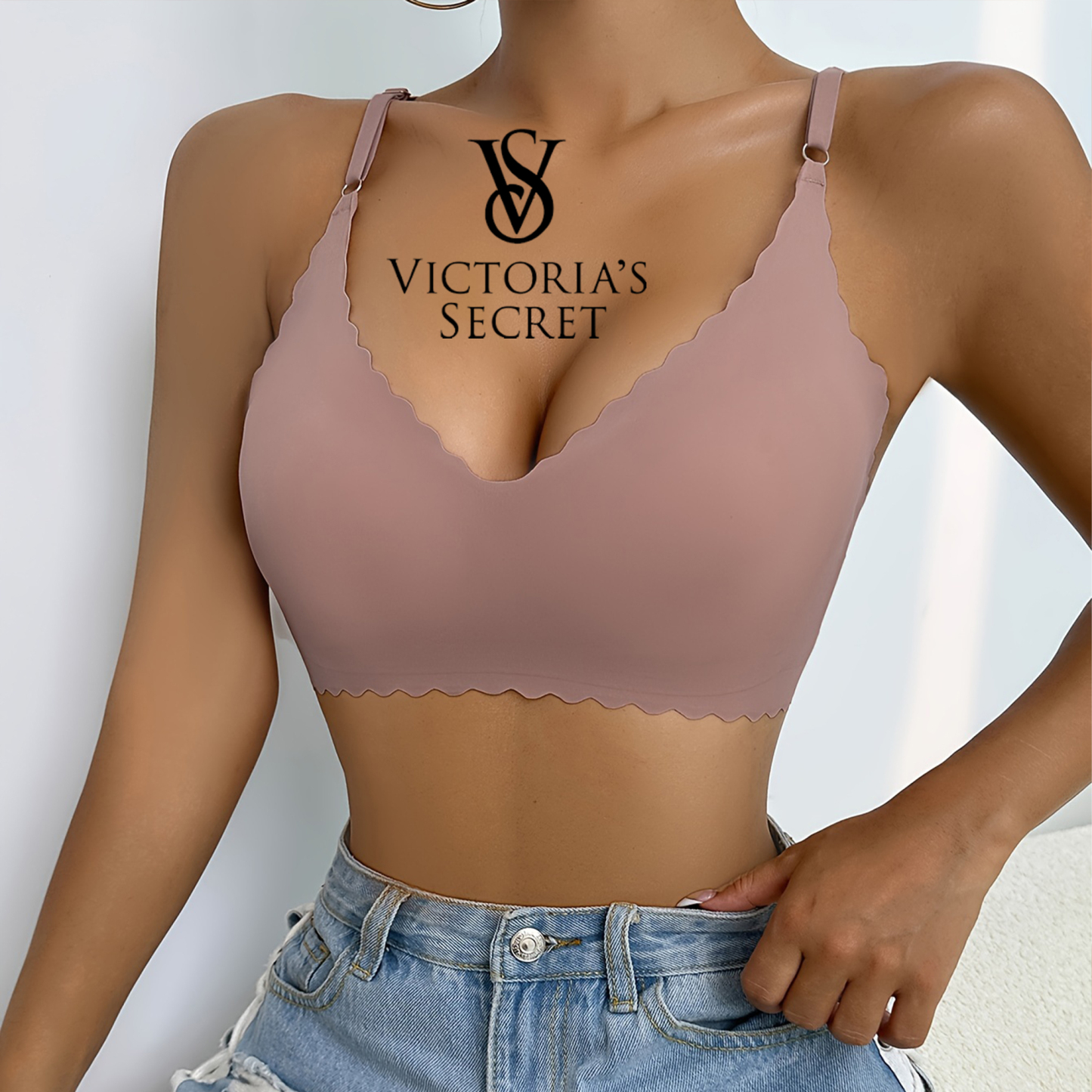 [3 kawałki.] Biustonosz koronkowy Victoria's Secret [75-105]