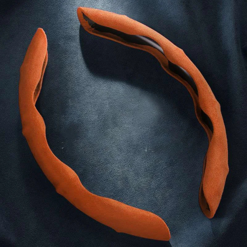Suede steering wheel cover for your vehicle
