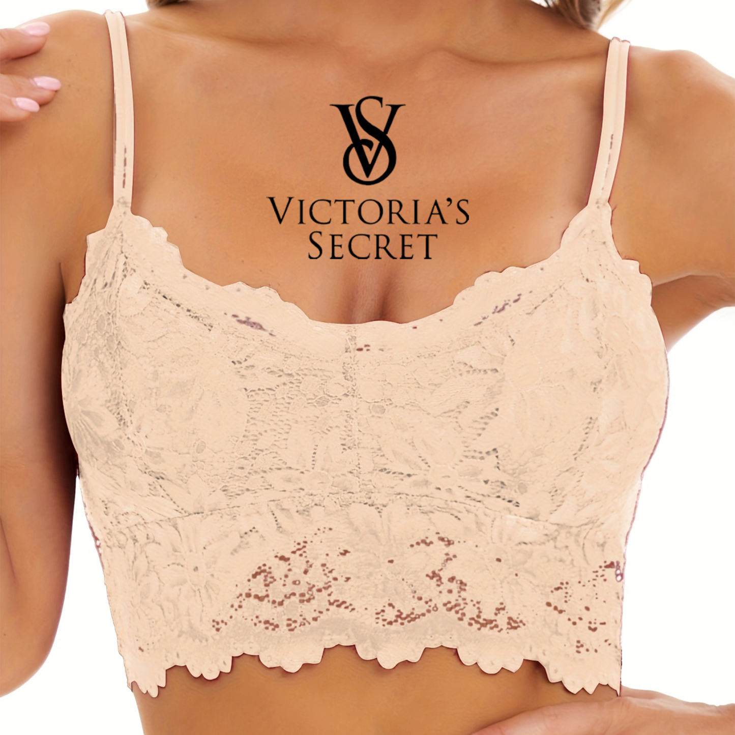 [3 κομμάτια. ] Δαντελένιο σουτιέν victoria's secret[75-105]