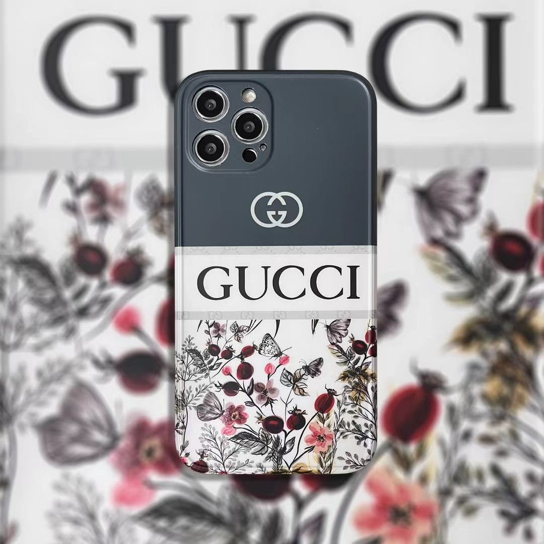 Etui na telefon Apple z nadrukiem retro GUCCI