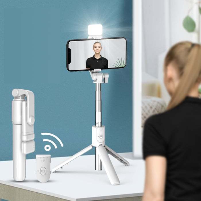 🔥Bezprzewodowy kijek do selfie Bluetooth 6 w 1