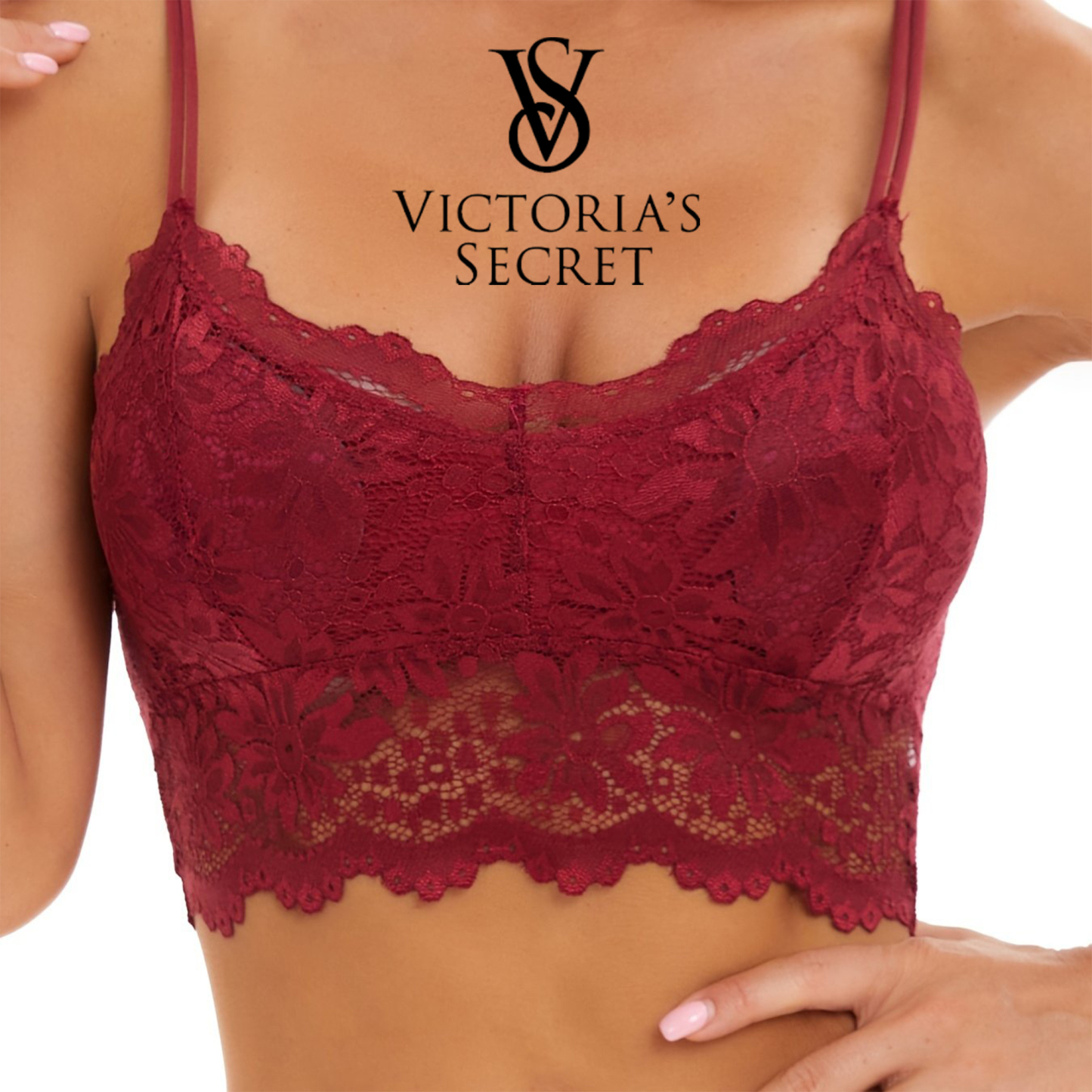 [3 κομμάτια. ] Δαντελένιο σουτιέν victoria's secret[75-105]