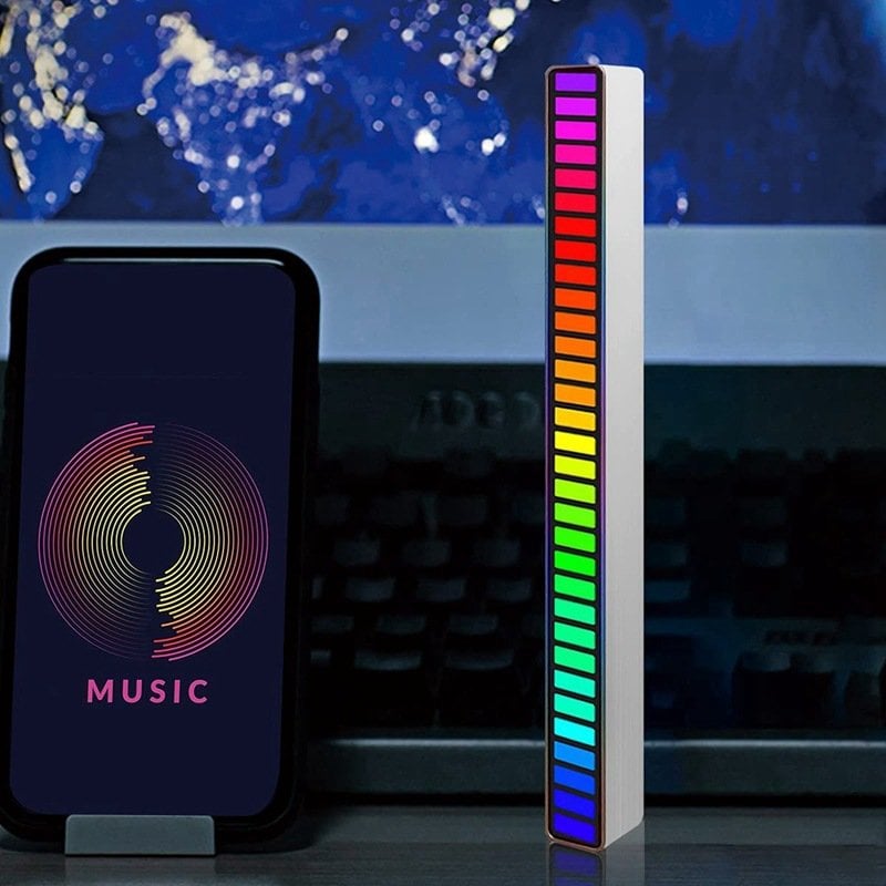 Bezprzewodowy pasek świetlny RGB aktywowany dźwiękiem