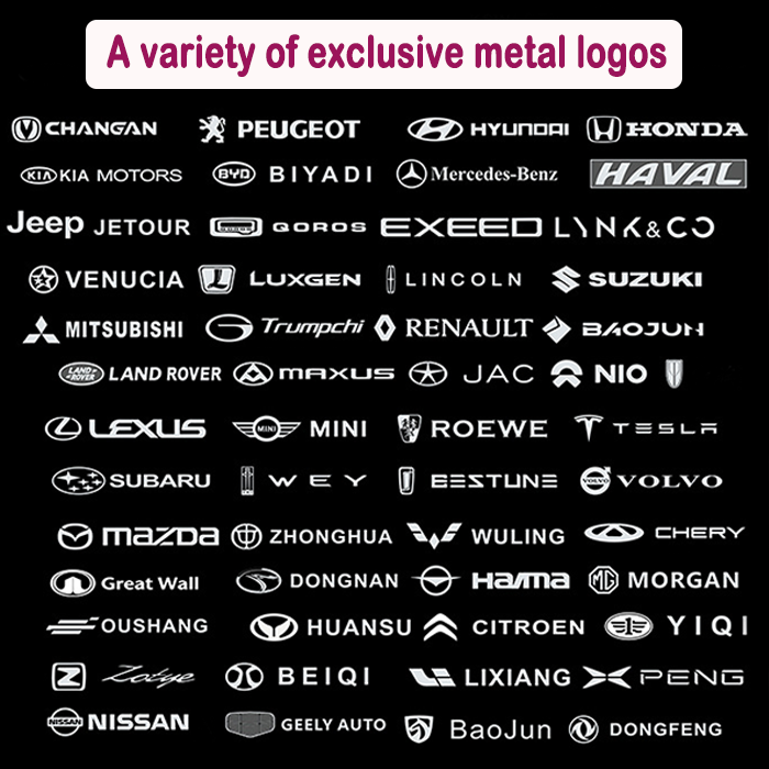 🔥GORĄCA WYPRZEDAŻ🔥 Metalowa naklejka z logo samochodu (10 szt.) 🚗