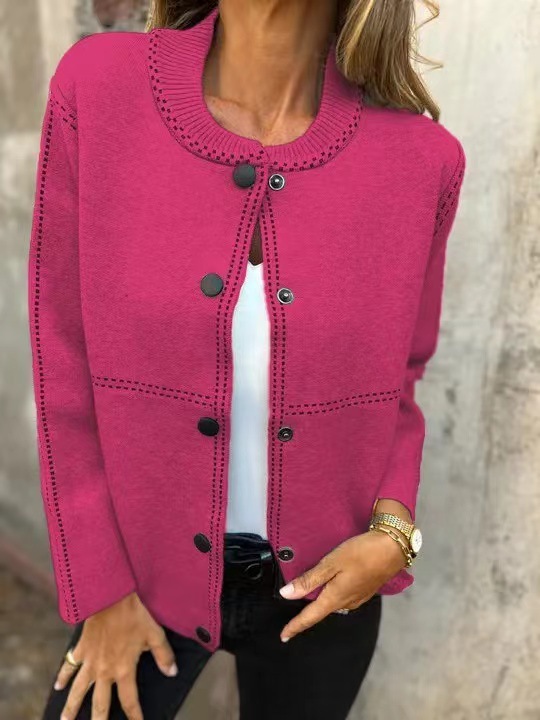 🌸Oferte de primăvară💐 Pulover cardigan cu nasturi pentru femei