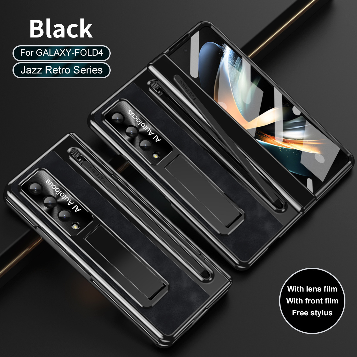 Nadaje się do etui na telefon komórkowy Samsung Zfold FOLD4 składana oficjalna folia na pióro wielofunkcyjne etui ochronne zapobiegające upadkowi