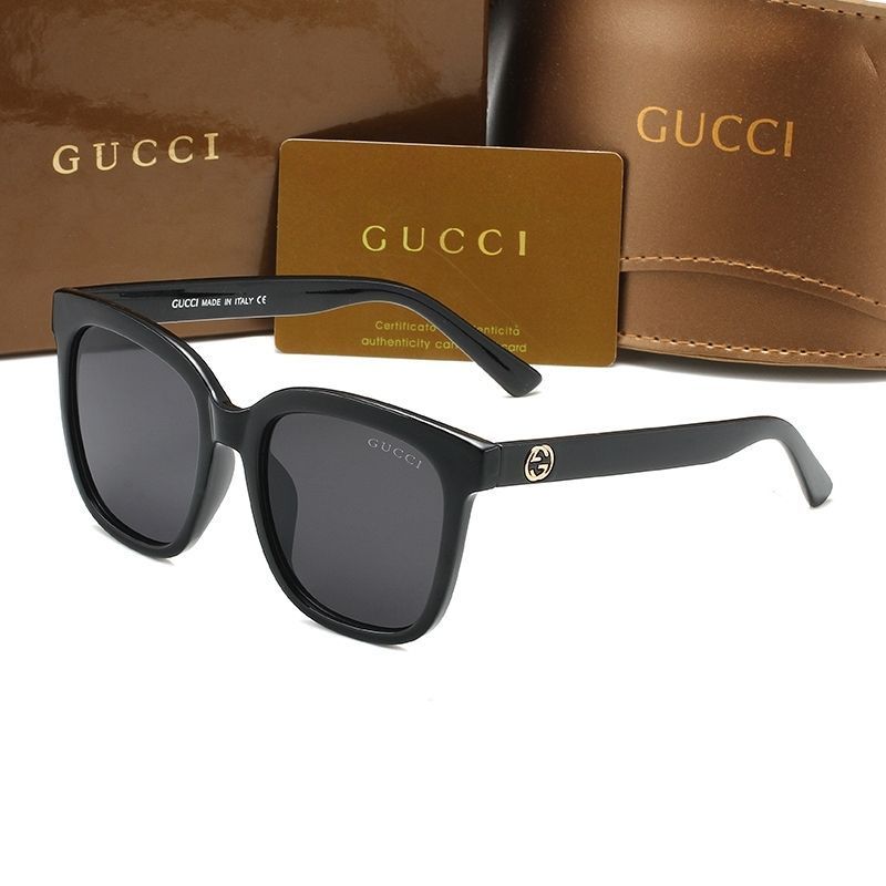 Oryginalne okulary przeciwsłoneczne GUCCI 2024【Etui na okulary + okulary】