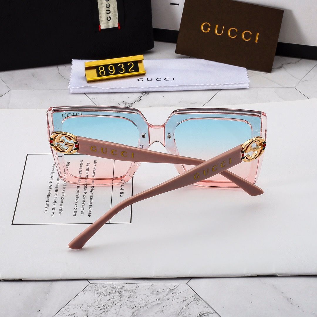 Γνήσια γυαλιά ηλίου GUCCI 2024【Θήκη γυαλιών + ποτήρια】