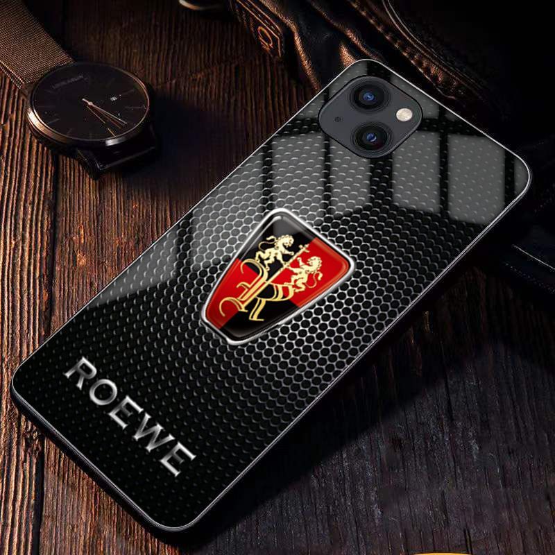 Etui na telefon komórkowy z logo samochodu, model niestandardowy, dowolny model samochodu, model telefonu komórkowego, pełna seria Apple