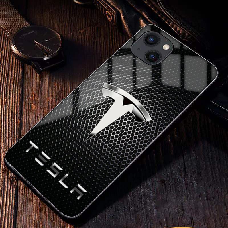 Etui na telefon komórkowy z logo samochodu, model niestandardowy, dowolny model samochodu, model telefonu komórkowego, pełna seria Apple