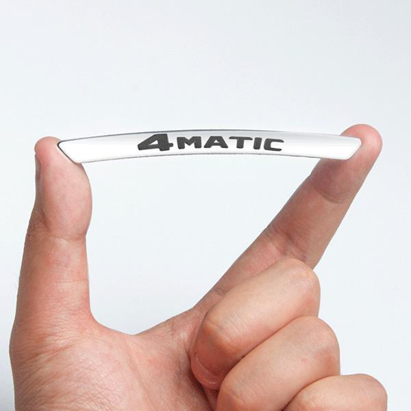 Adesivo de carro de metal com roda de personalidade 3D (4 peças)